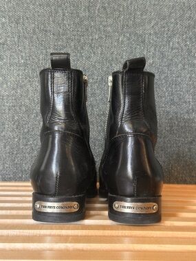 Frye Black Leather Women's Ankle Boots